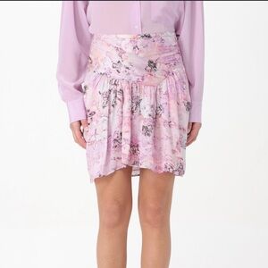 IRO Floral Pastel Mini Skirt